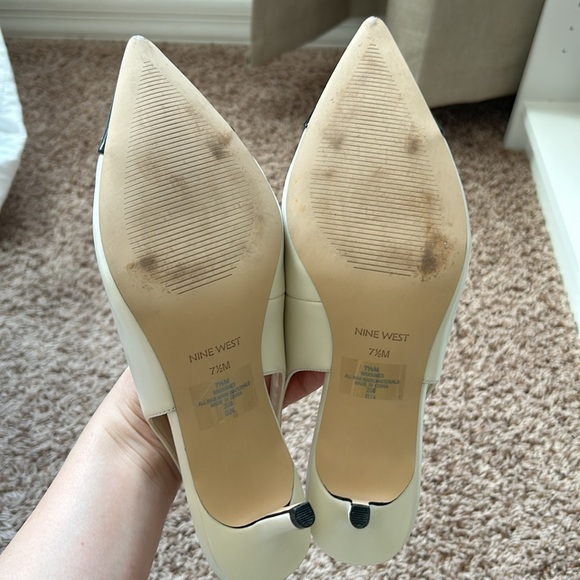 Nine West Cap Toe Slingback Pumps - Picture 4 of 4